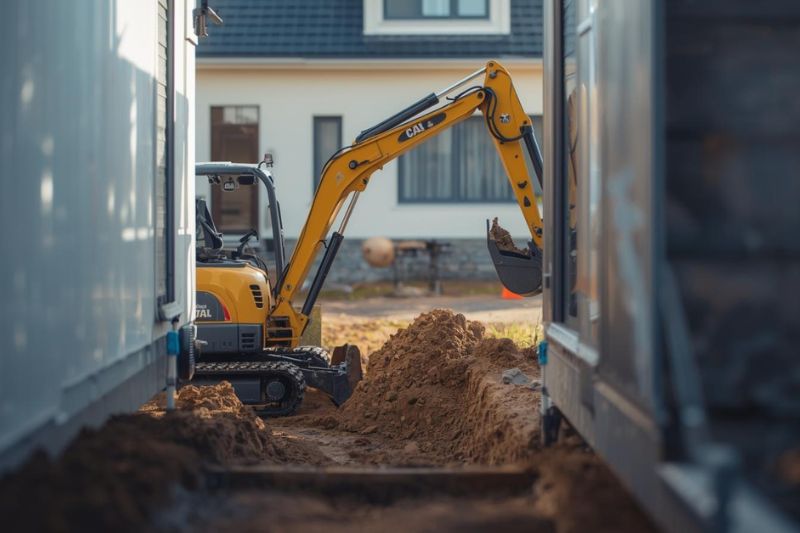 Usługi minikoparką w Chojnicach – precyzyjny wykop pod instalację